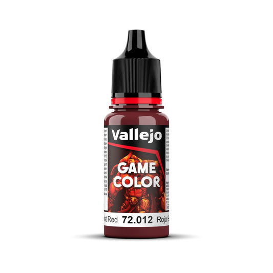 Vallejo Game Color: Scarlet Red 72.012 (18ml)