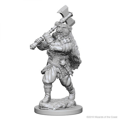 D&D Nolzurs Marvelous Unpainted Miniatures: Human Barbarian Male - Dungeons & Dragons