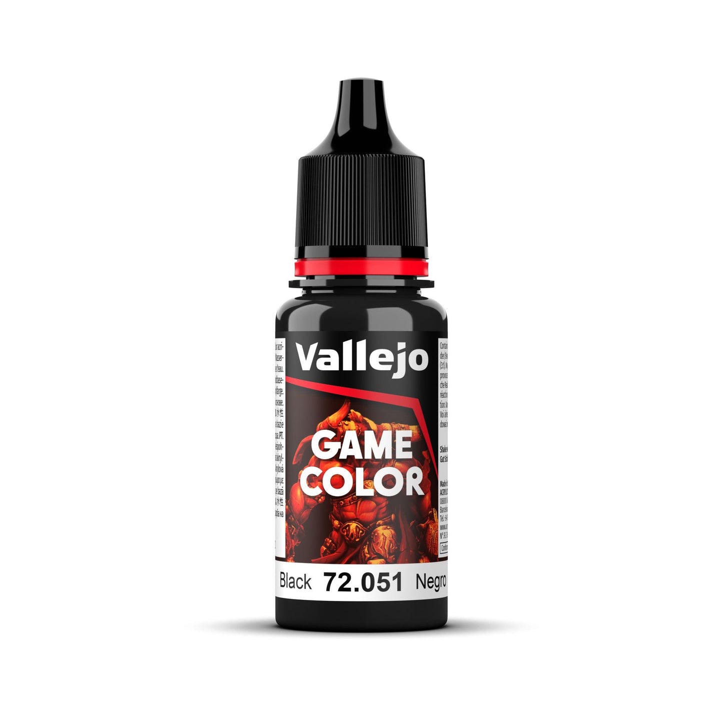 Vallejo Game Color: Black 72.051 (18ml)