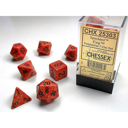 Chessex Polyhedral 7-Die Set - Speckled