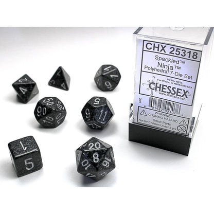 Chessex Polyhedral 7-Die Set - Speckled