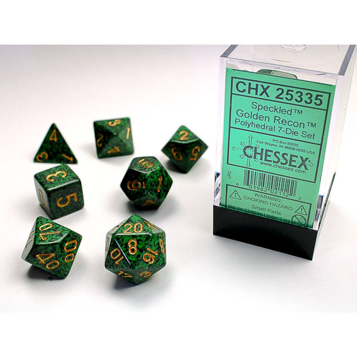 Chessex Polyhedral 7-Die Set - Speckled