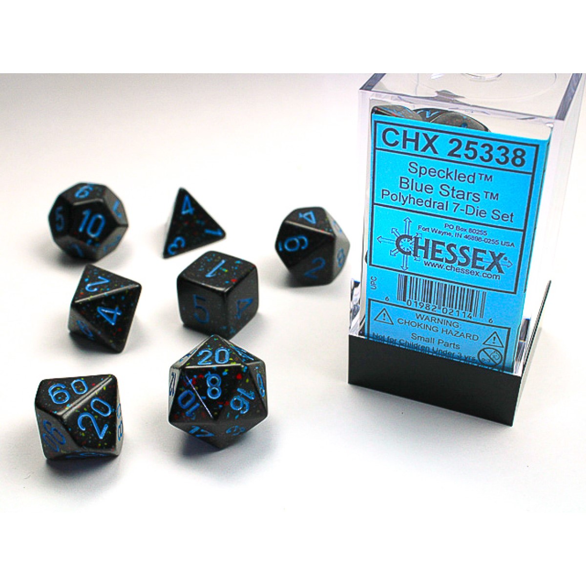 Chessex Polyhedral 7-Die Set - Speckled