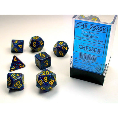 Chessex Polyhedral 7-Die Set - Speckled