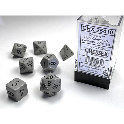 Chessex Polyhedral 7-Die Set - Opaque