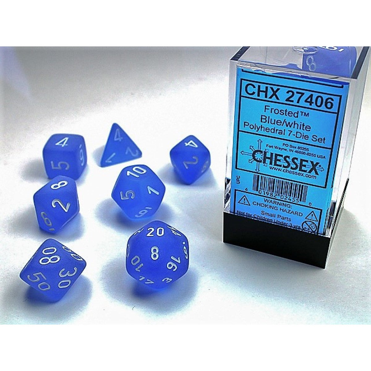 Chessex Polyhedral 7-Die Set - Frosted