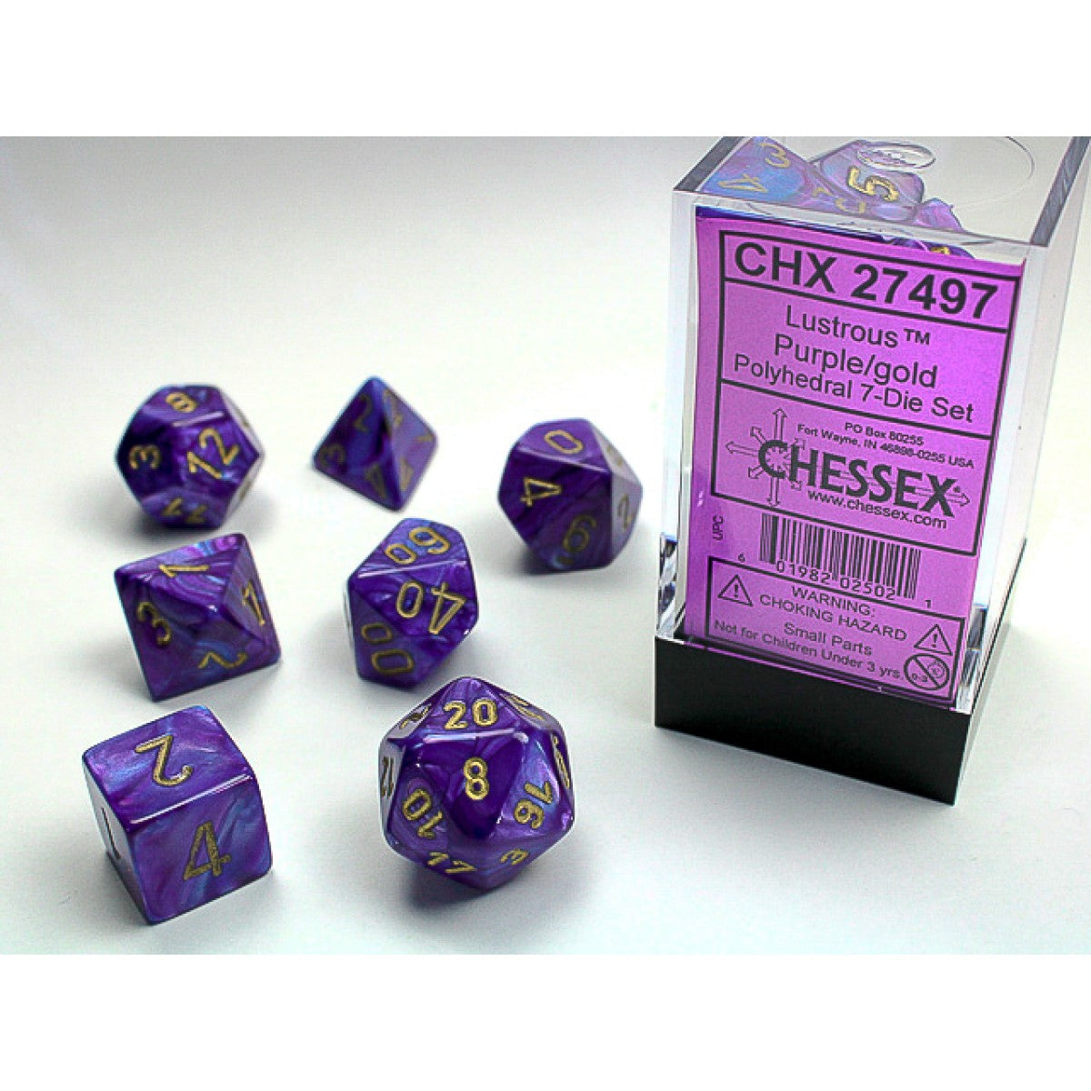 Chessex Polyhedral 7-Die Set - Lustrous