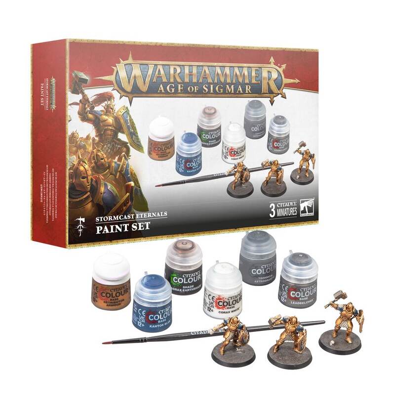 Stormcast Eternals + Paint Set - Warhammer Age of Sigmar