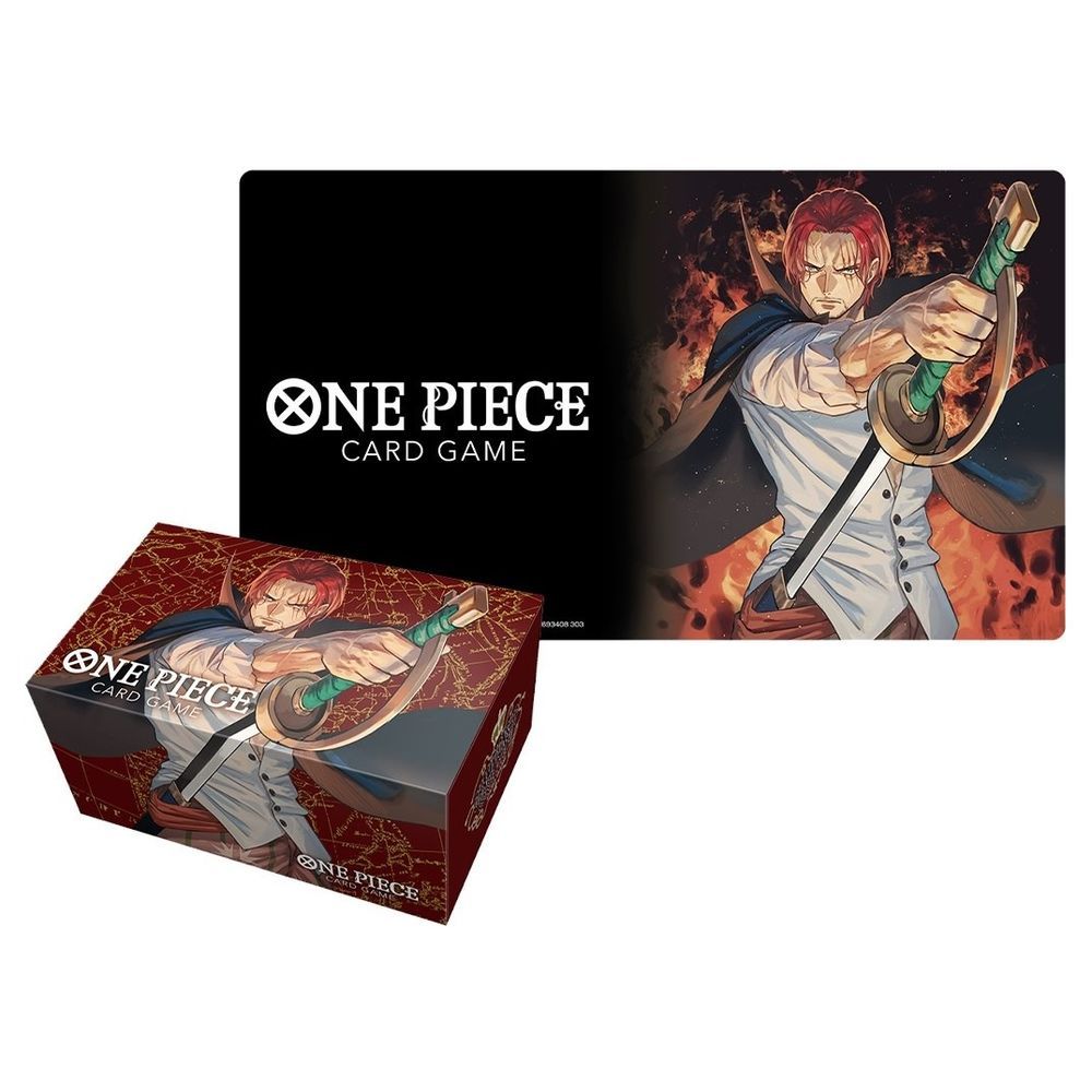 One Piece Card Game: Playmat & Box - Shanks