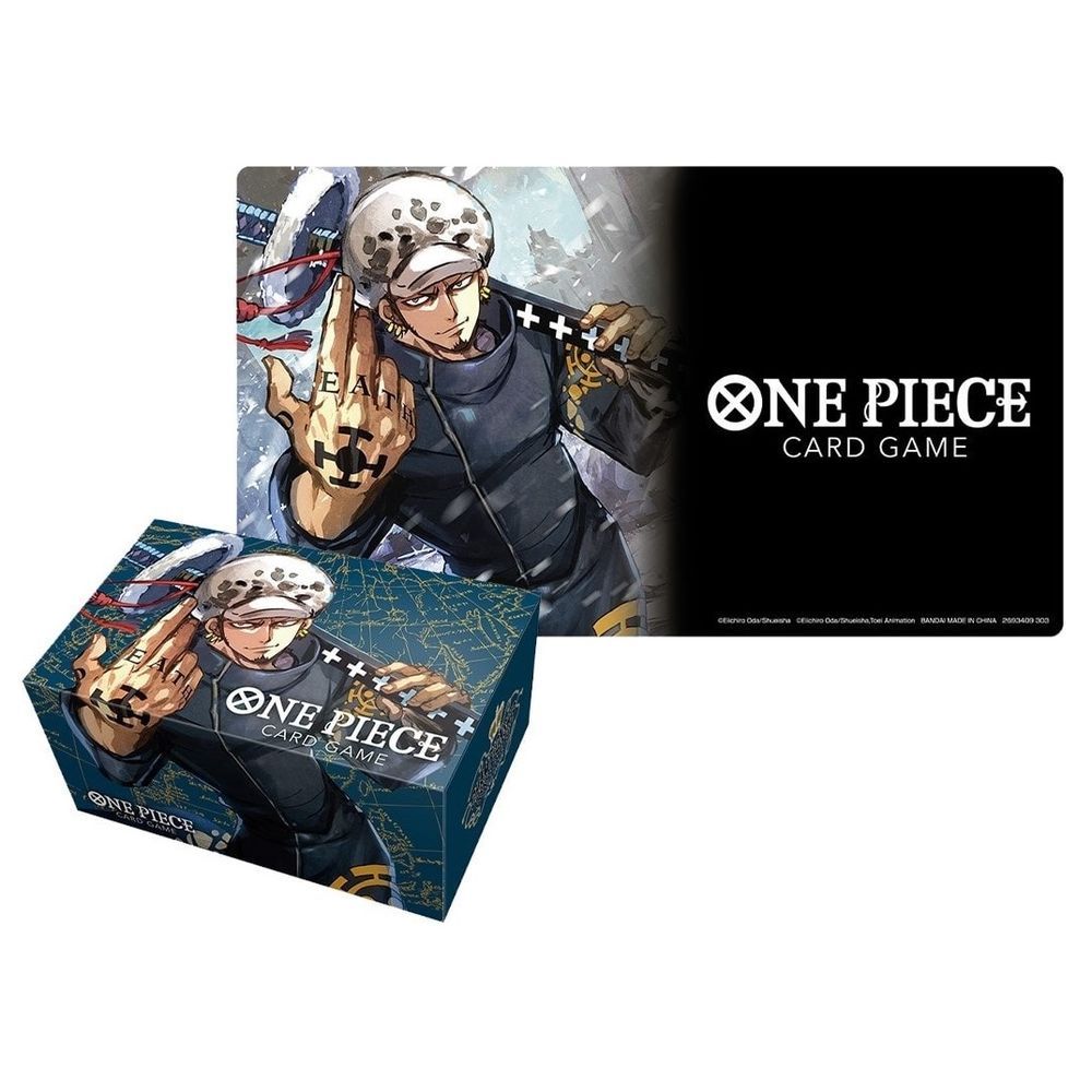 One Piece Card Game: Playmat & Box - Trafalgar Law