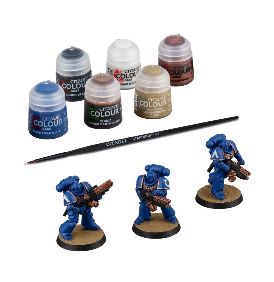 Space Marines: Infernus Marines + Paints Set - Warhammer 40,000