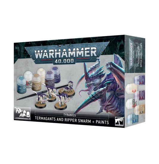 Tyranids: Termagants and Ripper Swarm + Paints Set - Warhammer 40,000