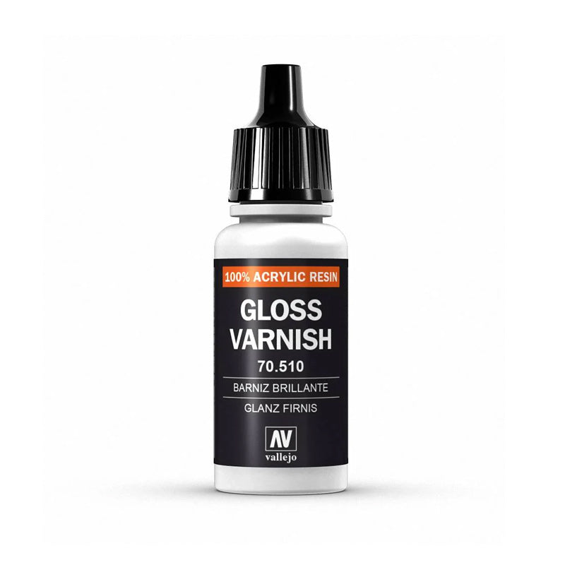 Vallejo Auxiliaries: Gloss Varnish 70.510 (17ml)