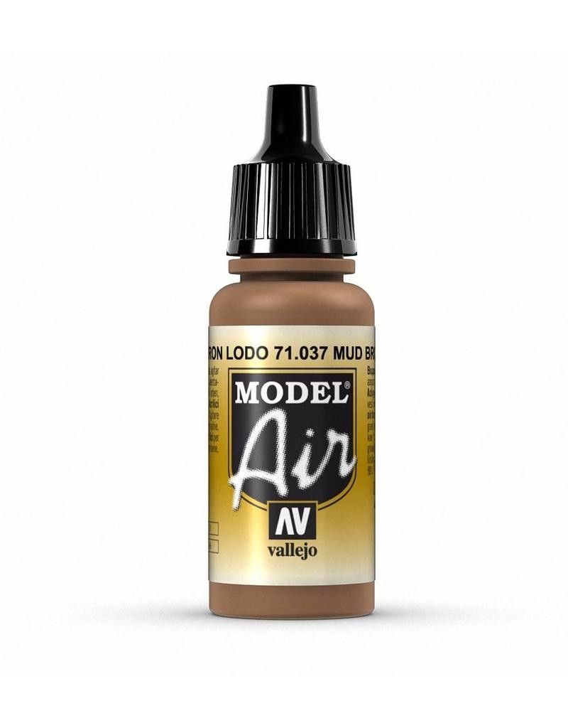 Vallejo Model Air: Mud Brown 71.037 (17ml)