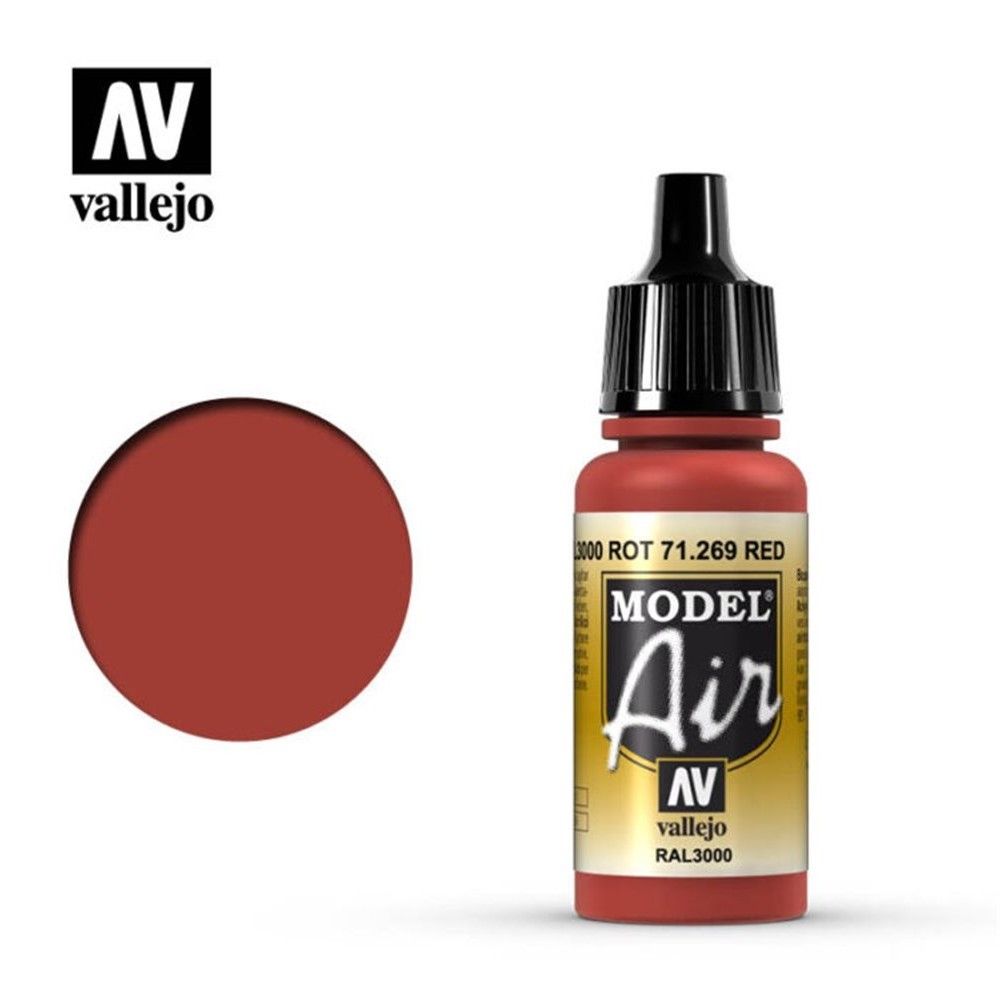 Vallejo Model Air: Red 71.269 (17ml)