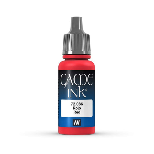 Vallejo Game Ink: Red 72.086 (17ml)