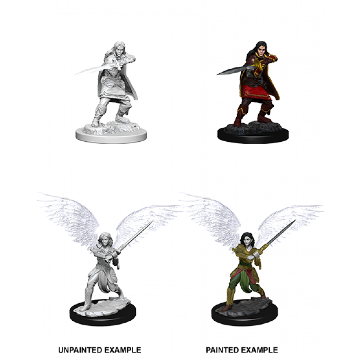 D&D Nolzurs Marvelous Unpainted Miniatures: Aasimar Fighter Female - Dungeons & Dragons