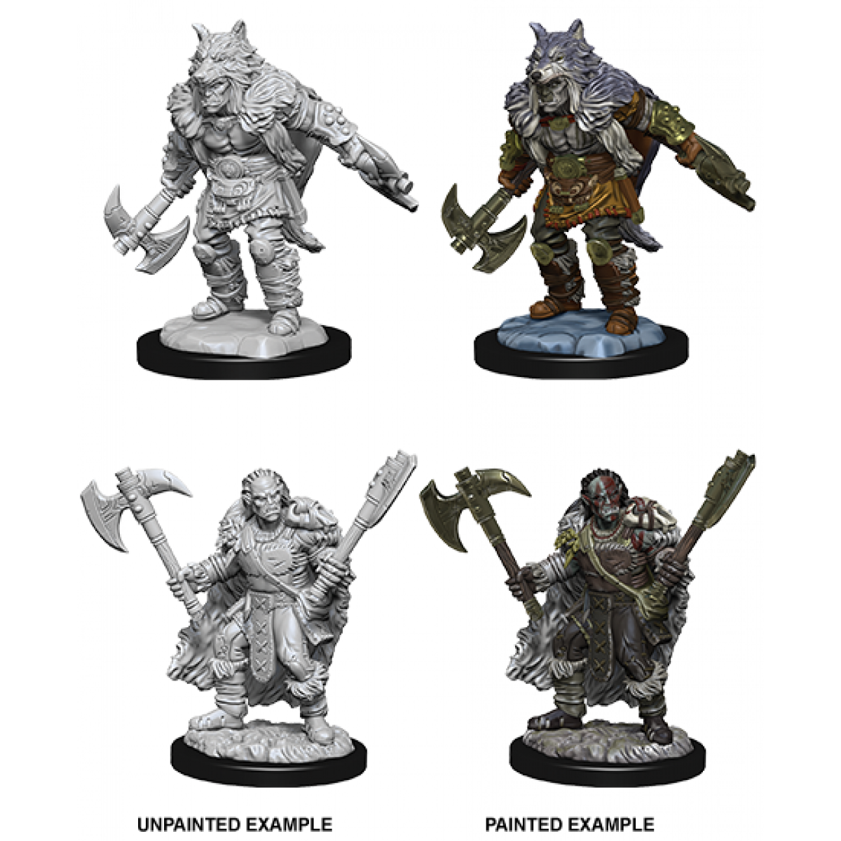 D&D Nolzurs Marvelous Unpainted Miniatures: Half Orc Barbarian Male - Dungeons & Dragons