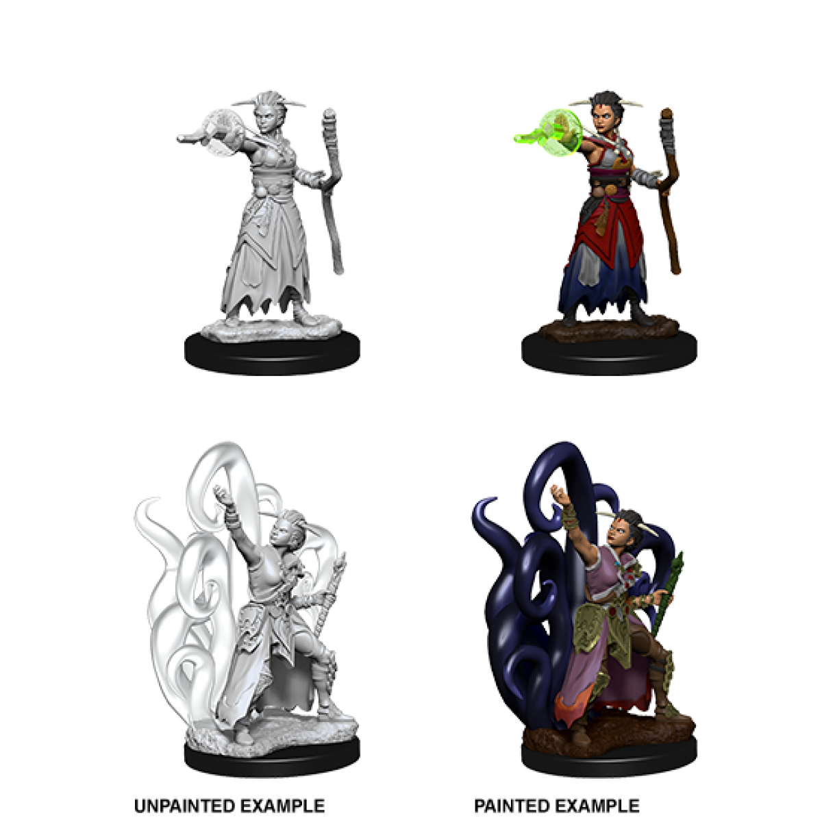 D&D Nolzurs Marvelous Unpainted Miniatures: Human Warlock Female - Dungeons & Dragons