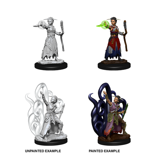 D&D Nolzurs Marvelous Unpainted Miniatures: Human Warlock Female - Dungeons & Dragons