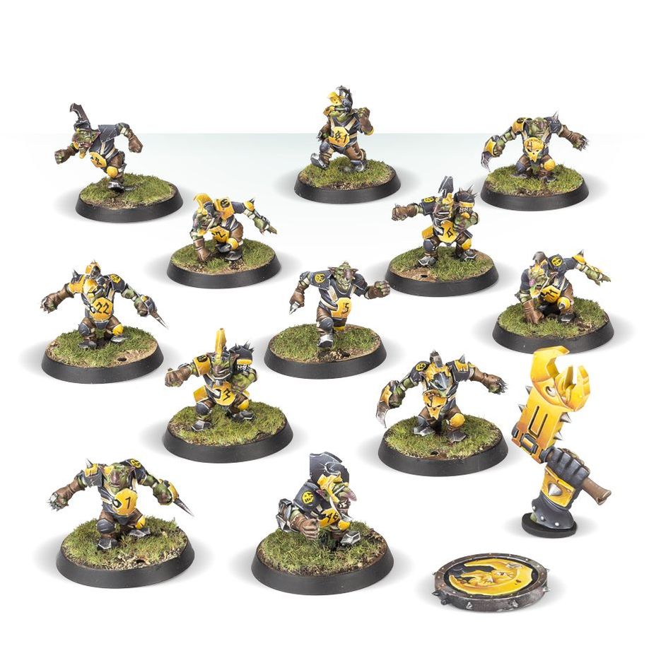 Blood Bowl: Goblin Blood Bowl Team: The Scarcrag Snivellers