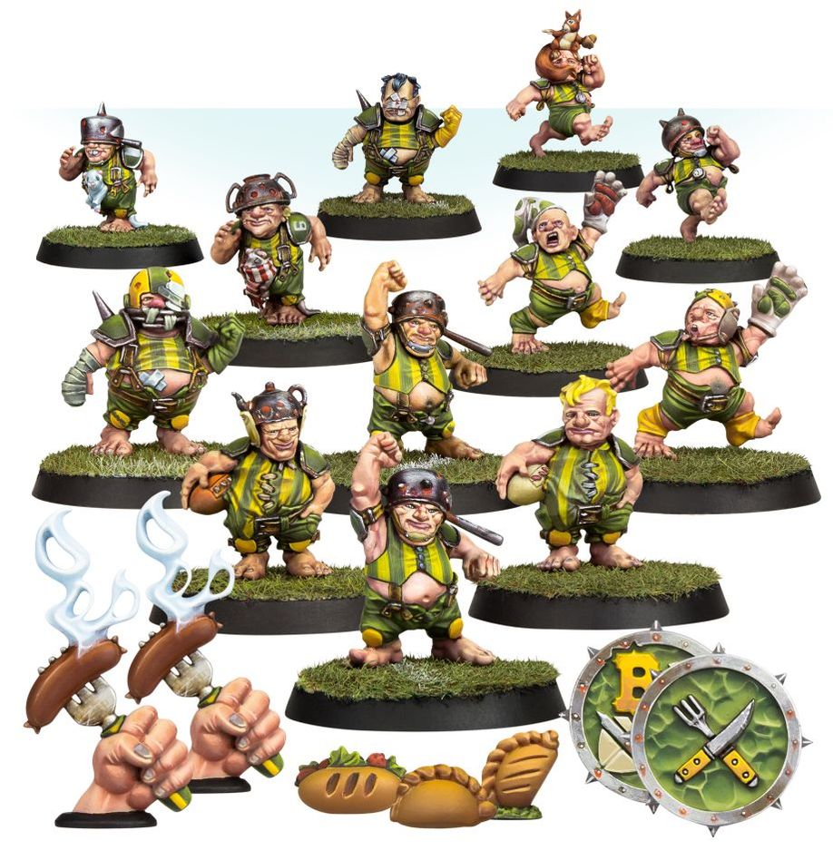 Blood Bowl: Halfling Blood Bowl Team - The Greenfield Grasshuggers