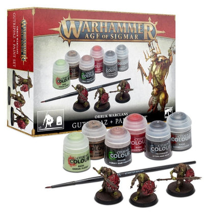 Orruk Warclans Gutrippaz + Paints Set - Warhammer Age of Sigmar