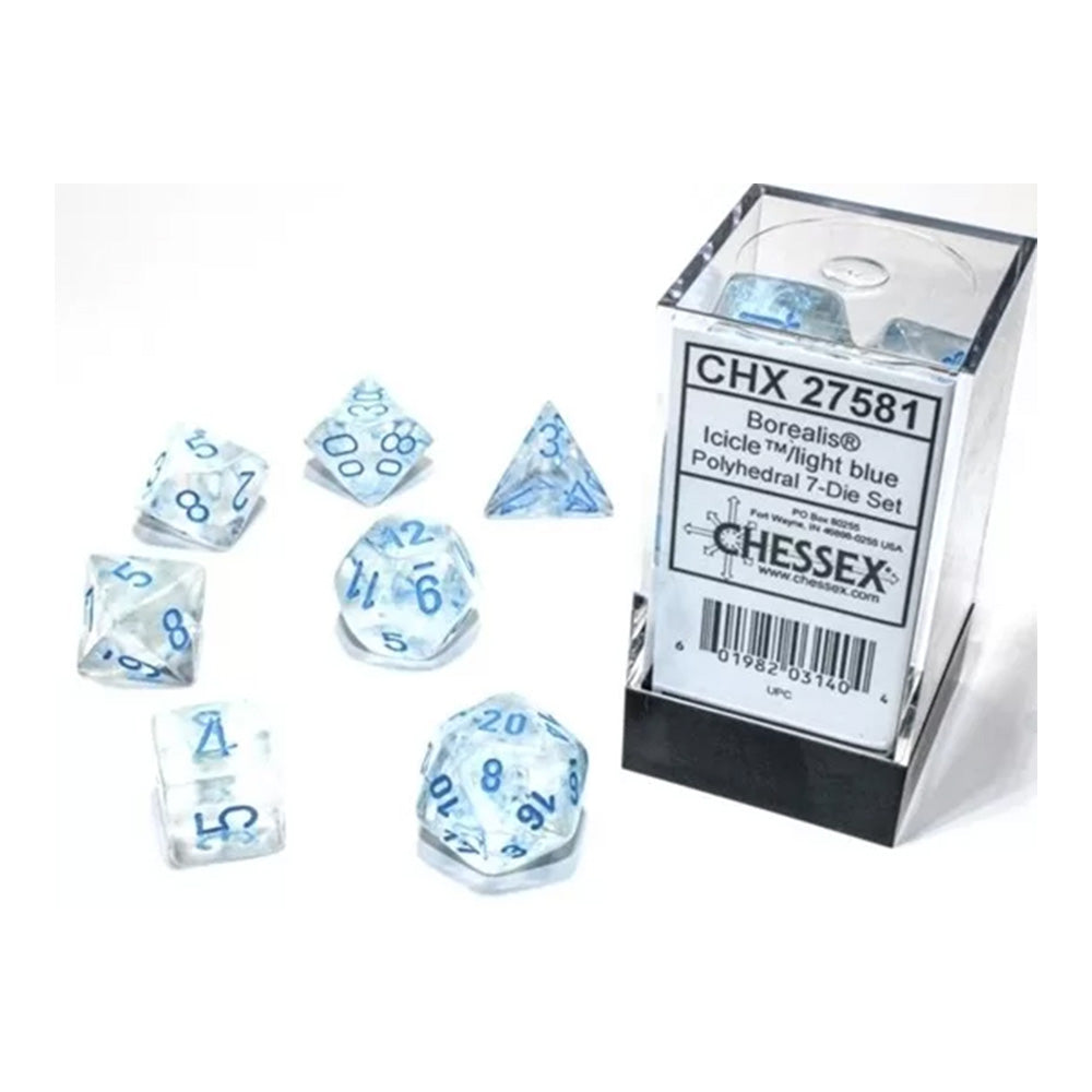 Chessex Polyhedral 7-Die Set - Borealis