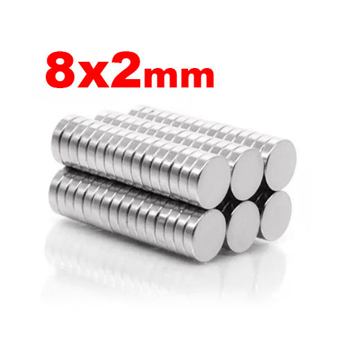 N35 Round Magnet 8mm x 2mm