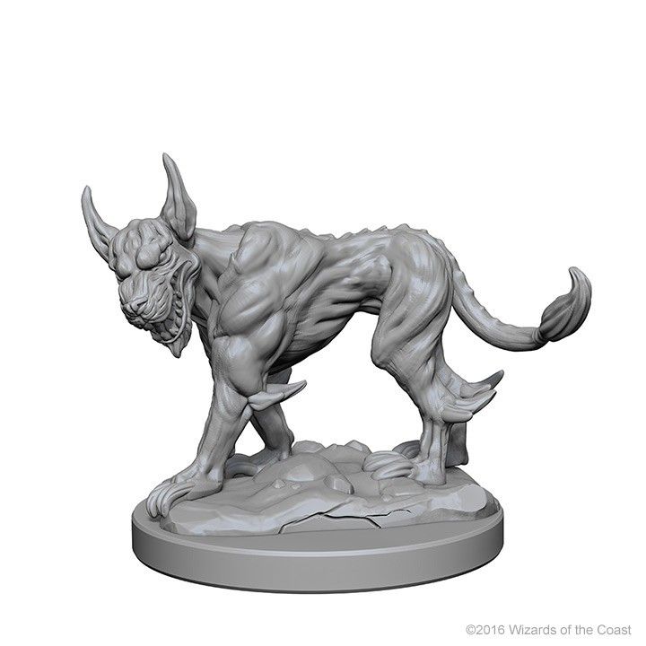 D&D Nolzurs Marvelous Unpainted Miniatures: Blink Dogs - Dungeons & Dragons