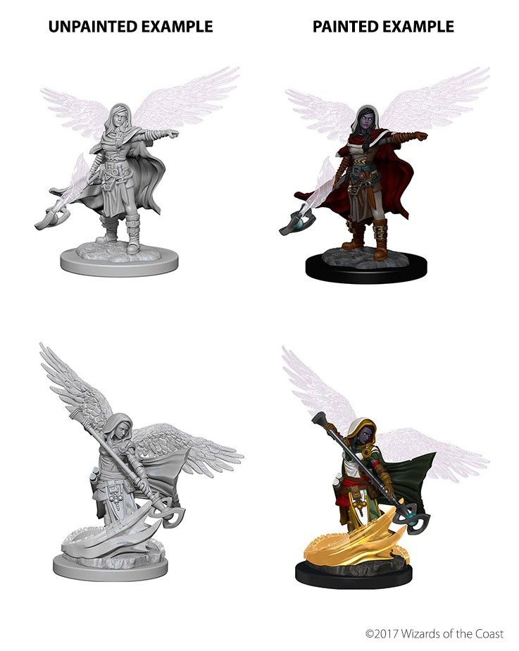 D&D Nolzurs Marvelous Unpainted Miniatures: Aasimar Wizard Female - Dungeons & Dragons