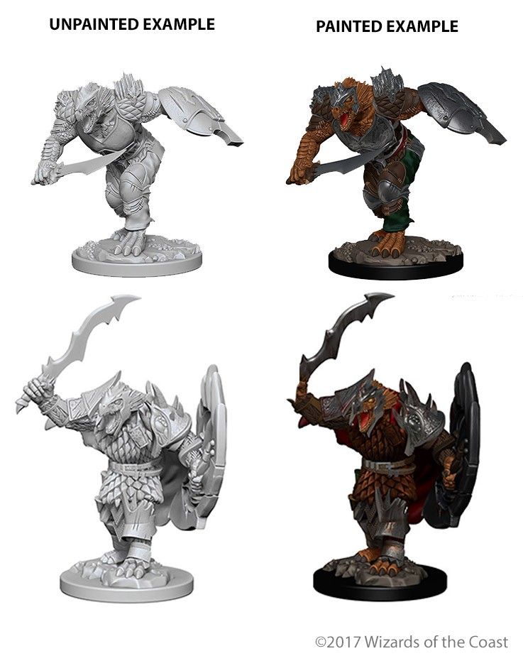 D&D Nolzurs Marvelous Unpainted Miniatures: Dragonborn Fighter Male - Dungeons & Dragons