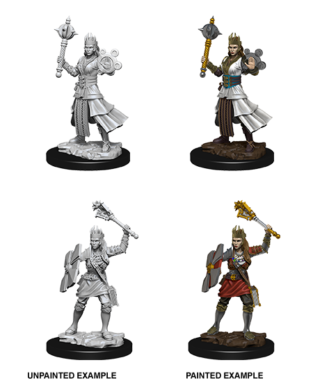 D&D Nolzurs Marvelous Unpainted Miniatures: Human Cleric Female - Dungeons & Dragons