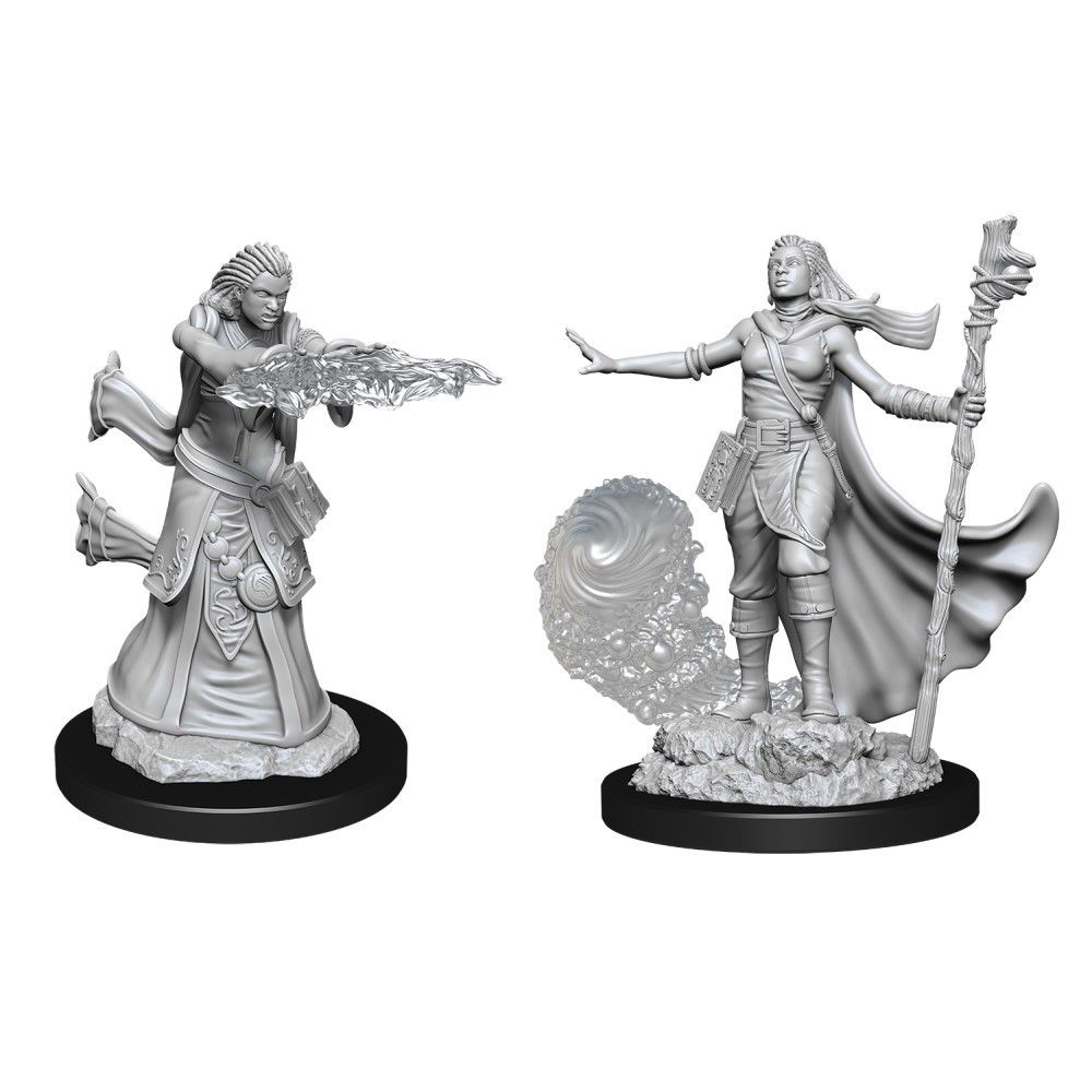 D&D Nolzurs Marvelous Unpainted Miniatures: Human Wizard Female - Dungeons & Dragons