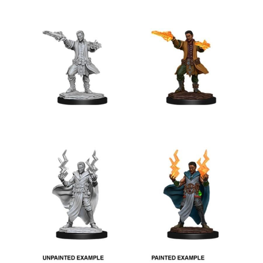 D&D Nolzurs Marvelous Unpainted Miniatures: Human Sorcerer Male - Dungeons & Dragons