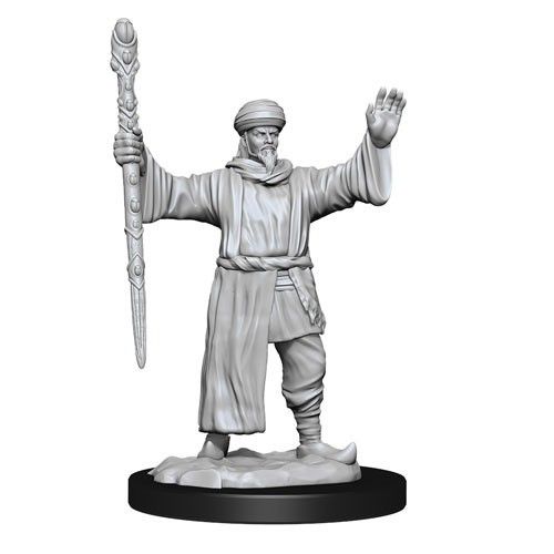 D&D Nolzurs Marvelous Unpainted Miniatures: Human Wizard Male - Dungeons & Dragons