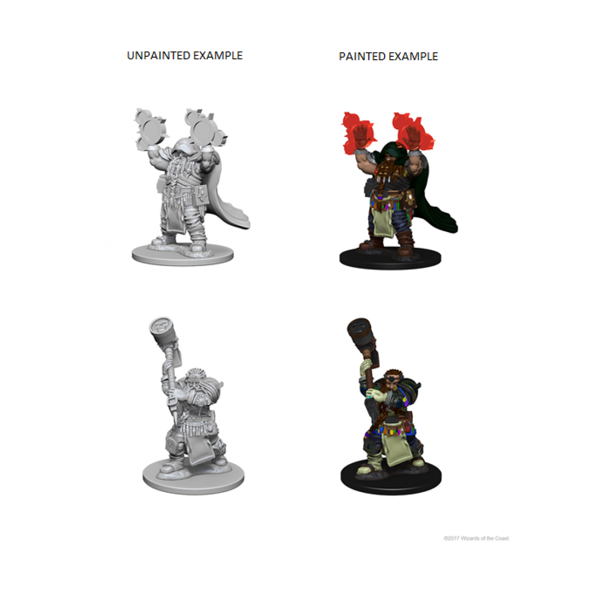 D&D Nolzurs Marvelous Unpainted Miniatures: Dwarf Cleric Male - Dungeons & Dragons