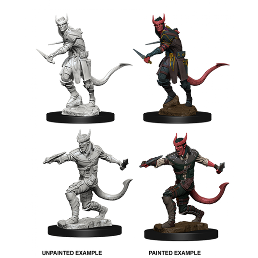 D&D Nolzurs Marvelous Unpainted Miniatures: Tiefling Rogue Male - Dungeons & Dragons