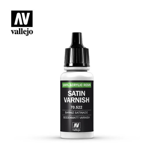 Vallejo Auxiliaries: Satin Varnish 70.522 (17ml)