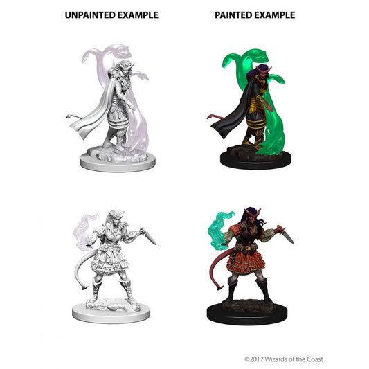 D&D Nolzurs Marvelous Unpainted Miniatures: Tiefling Sorcerer Female - Dungeons & Dragons