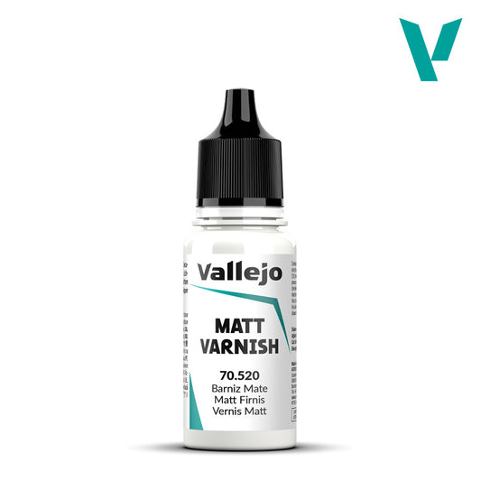 Vallejo Auxiliaries: Matt Varnish 70.520 (18ml)