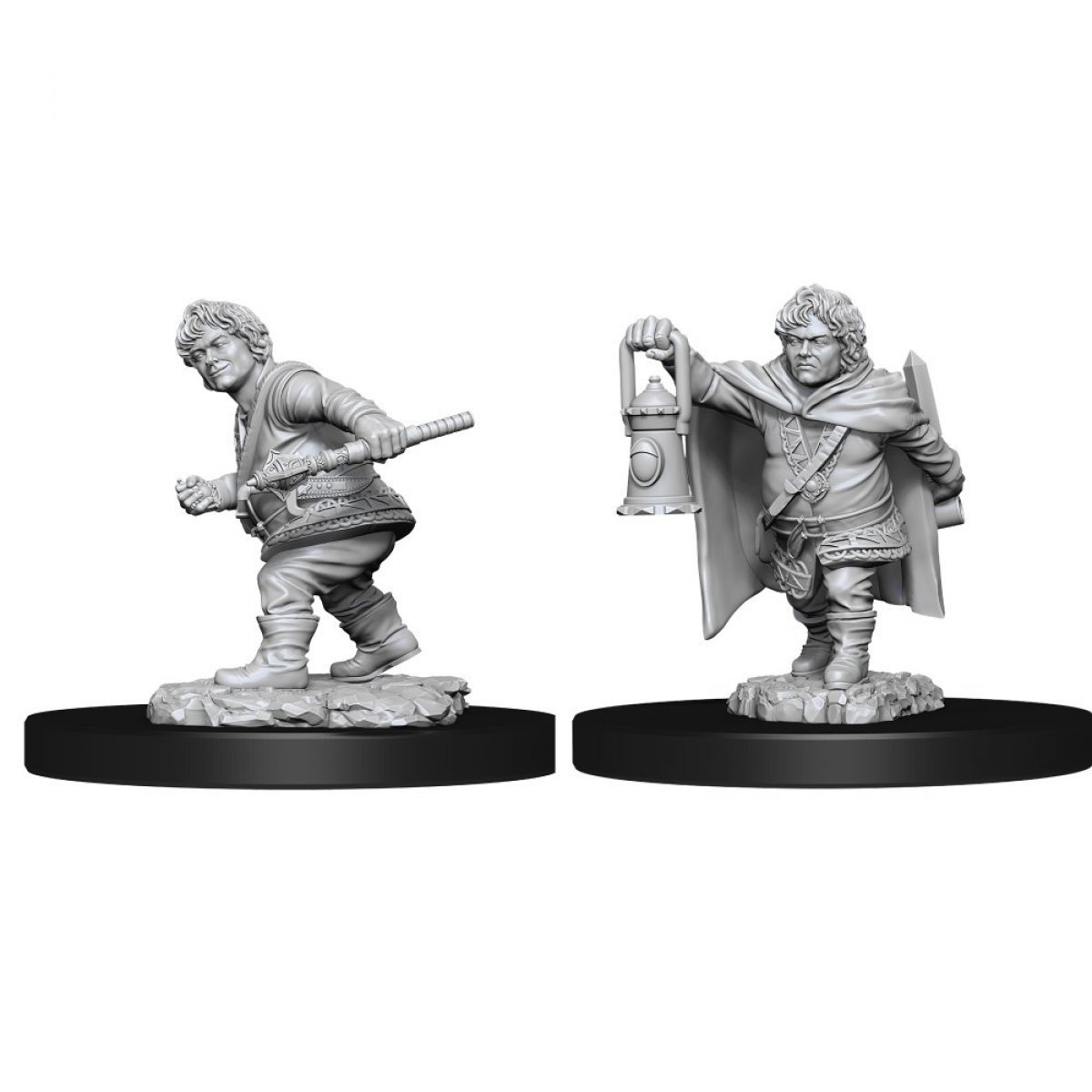 D&D Nolzurs Marvelous Unpainted Miniatures: Halfling Rogue Male (2) - Dungeons & Dragons